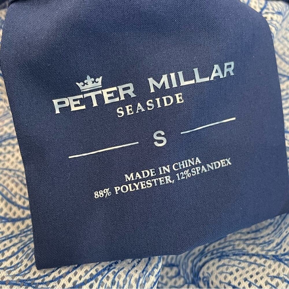 Peter Millar Moon Jellies Swim Trunk Atlantic Blue Men’s Sz S - Picture 6 of 7